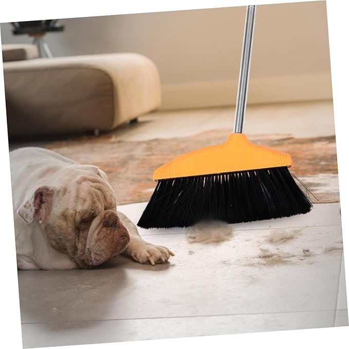 Soft Bristle Floor Broom with Handle Design for Home Kitchen Office Indoor Outdoor Cleaning Effortless Dust and Hair Removal