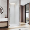 Glass Shower Door 29.5-31" W x 72" H, UCALAFEE Frameless Pivot Shower Door with 1/4" (6mm) SGCC Clear Tempered Glass, Waterproof Seal, Easy Clean & Anti-Fog Coating, Reversible Installation, Chrome