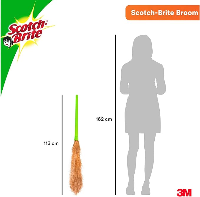 Scotch-Brite No-Dust Fiber Broom