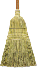Boardwalk BR10002 Corn/Fiber Warehouse Brooms, 60-Inch, Gray/Natural, 6/CT