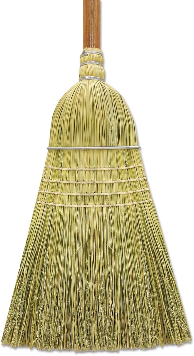 Boardwalk BR10002 Corn/Fiber Warehouse Brooms, 60-Inch, Gray/Natural, 6/CT