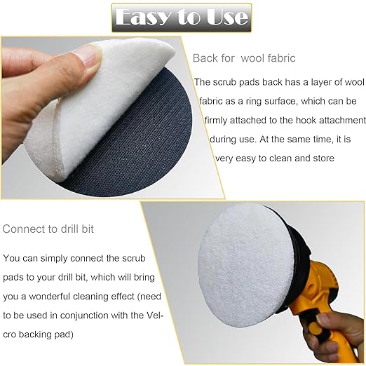 10 Pack 5" 2000 Grit Non-Scratch Polishing Pad Hook & Loop Discs, Non-Abrasive Finishing Pads, Buff & Polish Finished Surfaces, Wood Oil & Wax Application, 5 Inch Orbital Sander Polishing Pad