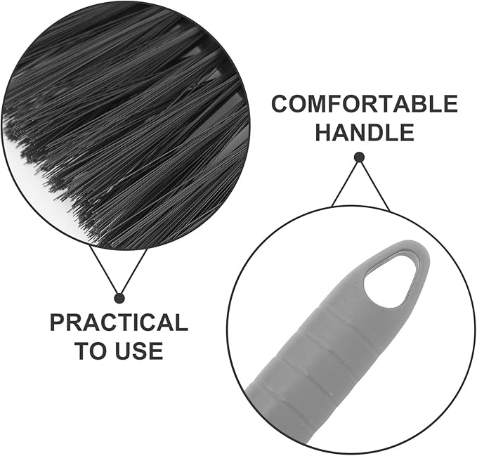 Heavy Duty Floor Cleaning Broom Handle Sweeper for Use Soft Bristles for Dust and Pet Hair Removal