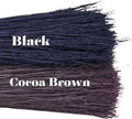 Broomcorn 16" 1/2 lb Bundles, Rainbow Broom Corn, Broom Straw, Broom Corn for Broom Making, Broom Grass hurl, Broom Corn, Kitchen Witch Crafts and Florals (Black)