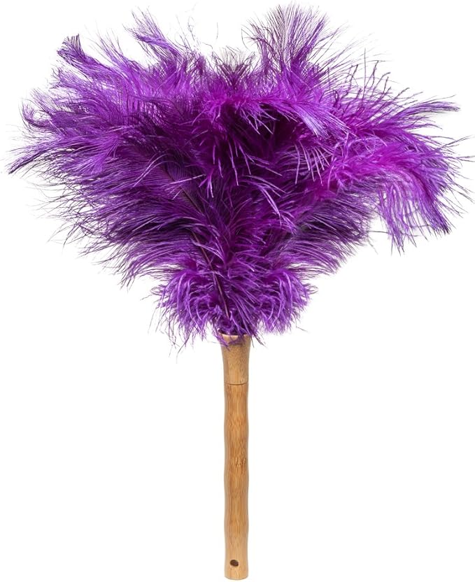 AVIAN COLOR FEATHER DUSTER. (Purple)