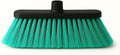 Aria Green Broom Head – 13” Sweeping Width – Soft/Firm Magnetic Flagged Bristles – Universal Thread – Recycled PP – Daily Indoor Sweeper (Green, ARIA)