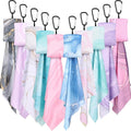 10 Pcs Microfiber Cleaning Cloth with Open Pouch and Hanging Ring Cute Marble Design Microfiber Cloth Soft Glasses Cleaner Cloth for Eyeglasses Camera Lens Cell Phone Screens Glasses, 6'' x 7''