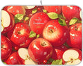 Red Apples Dish Drying Mat for Kitchen Counter Absorbent Microfiber Drying Pad, Large 18x24 in