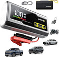 AUXITO Jump Starter 8000A Portable Car Battery Jump Starter with Large LCD Display Jump Cable with Smart Clamps Power Bank Emergency Flashlight for Cars Heavy Duty Jumper Box for Car Battery