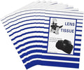 500 Pcs Lens Paper Microscope Lens Tissue Lens Cleaner Paper Lens Cleaner Cloth for Microscope Lens Microscope Tissue Glasses Cleaner Paper for Camera Lenses Microscopes Computer Screens Magnifiers