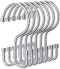 Goowin Shower Curtain Hooks, Shower Curtain Rings, Durable Rust Proof Shower Curtain Hangers, Shower Rings for Curtain, Double Glide Shower Hooks for Shower Curtain, Chrome, 12 Pack-Cylinders