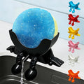Cute Hanging Sponge Holder with Drainage,3D Printed Kitchen Funny Sponge Stand for Sink,with non-slip pads,Suitable for Scrub Daddy Holder,Keeps Your Sponge Dry Smiling (Black)