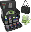 Carrying Case for BISSELL Little Green Mini Clean Machine 4075, Large Storage Organizer Bag for Carpet Cleaner Attachments, Tools & Solution, Black (Bag Only)