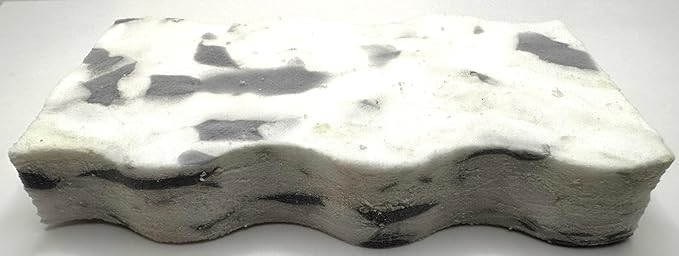 12 Pack 4.6” x 2.5” x 3/4” Magic Sponge Erasers Infused with Scouring Nuggets, 10x Durability vs Traditional Erasers, Advanced Cleaning for Bathroom Kitchen Floors