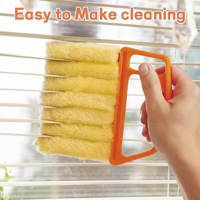 6-Pack Dusting Brushes for Window Blinds, Blinds Cleaner Tool, Mini Blind Cleaner, Window Blind Cleaner,Fabric Cleaning Brushes for Home