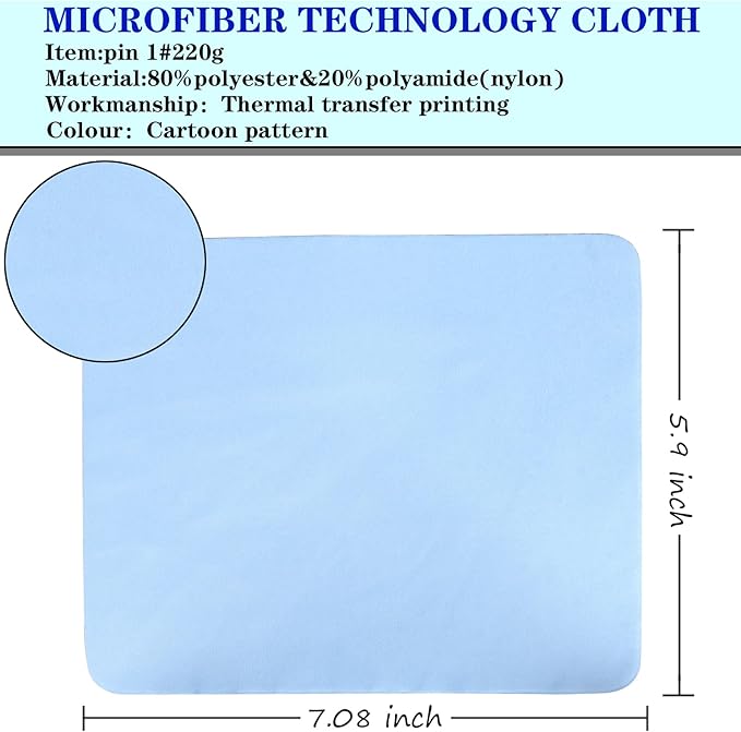 8 Pack Multicolor Premium Microfiber Cleaning Cloths&Wipes for Cameras Lenses,Eyeglass,Jewelry,Crystal,i pad,Screens&More