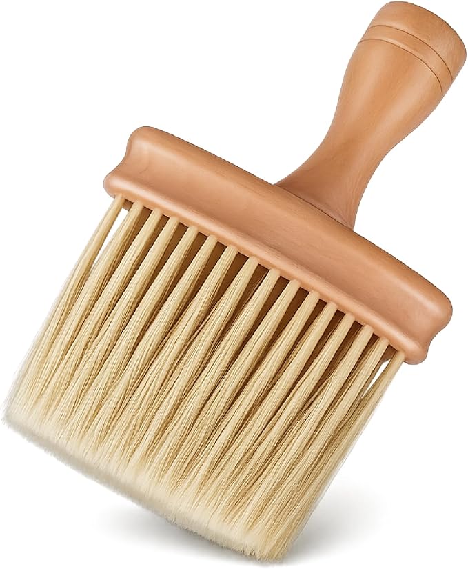 Instrument Dusting Brush, Double Sided Wooden Cleaner Soft for Keyboards Pianos Synthesizers