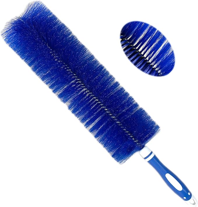 Bendable Fan Cleaning Brush – Soft Bristle Fan Cleaner for Standing Fans, Air Vents, Curtains & Blinds – Reusable, Washable Dusting Tool