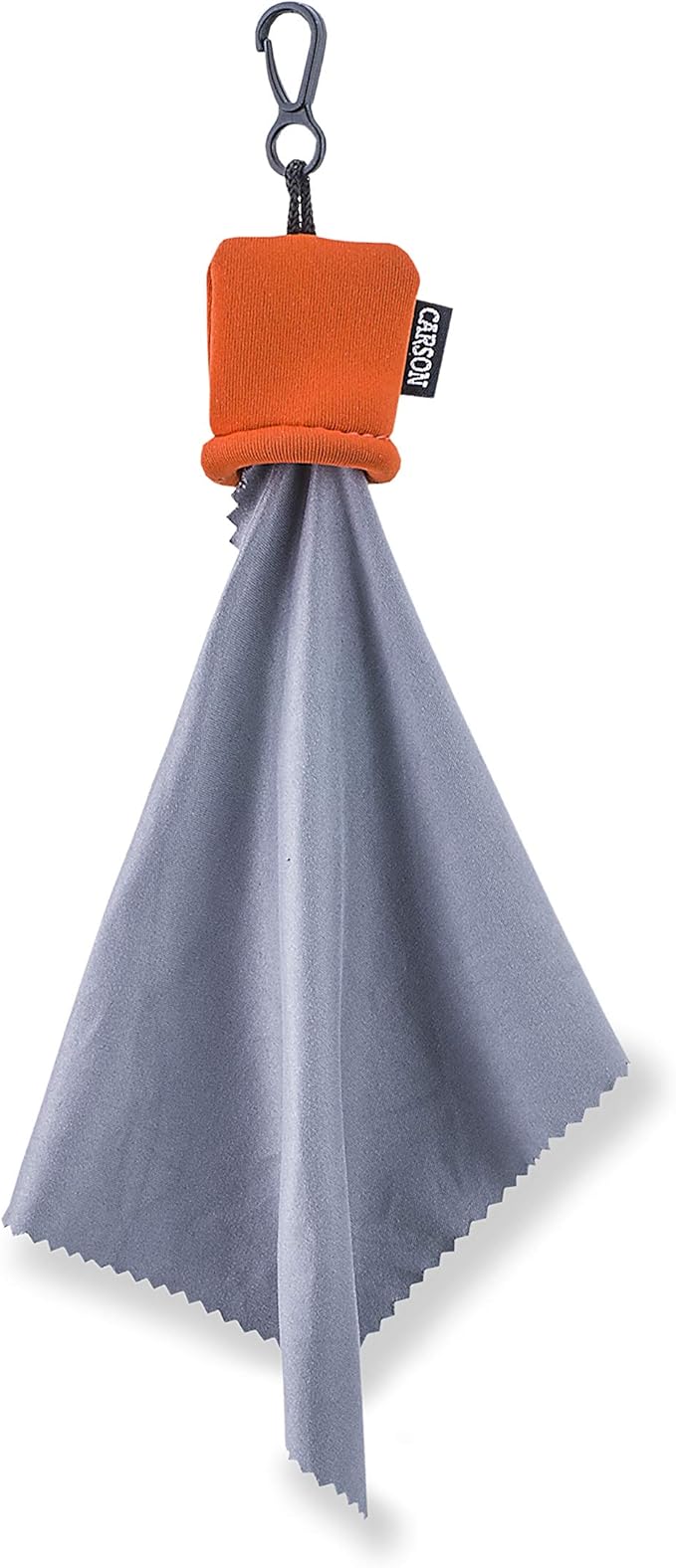 Carson Stuff-It Microfiber Lens Cloth Cleaning System for Eyeglasses, Smartphones, Tablets, Optics, Lenses, Cameras and More
