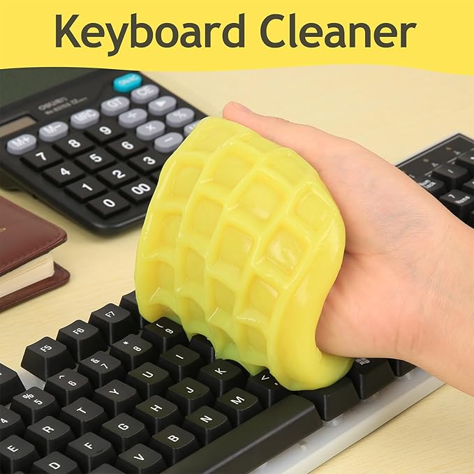 Car Cleaning Gel 160G - Reusable Dust Slime for Car Vents/Keyboard/Console, Interior Cleaner Putty, Gifts for Women Men