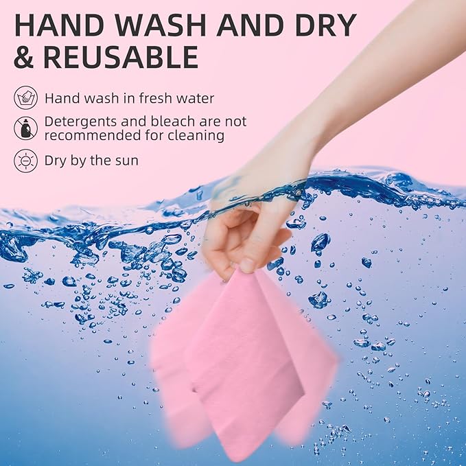 Suede Eyeglass Cloth 15.8 X 15.8 Inches Extra Large Cleaning Cloth Washable, Durable, Ultra-Fine High-Tech Quality Material for Eyeglasses, Lenses, Electronics and Screens, Car Mirrors Pink