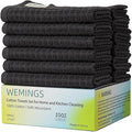 Cotton Dishcloths Set for Home and Kitchen Cleaning - 12x12 Inches Pack of 12-Dish Cloths,Dish Towels,Dish Rags - with Hanging Loop - 100% Cotton,Soft,Absorbent (Grey, 12)