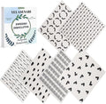 Swedish Dishcloths for Kitchen Reusable 6 Pack Kitchen Towels No Odor Quick-Drying Reusable Paper Towels Reusable Paper Towels Washable for Countertop Sink Kitchen