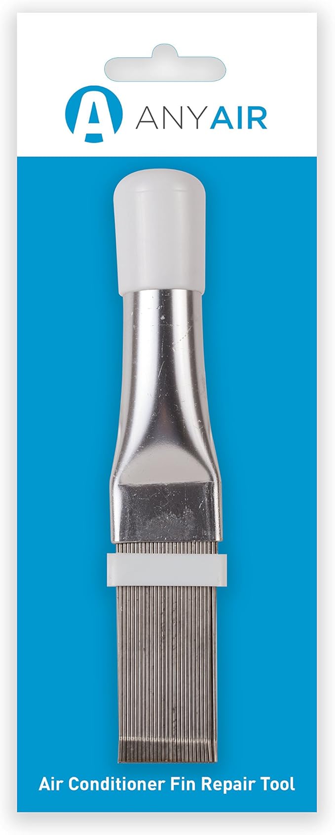 AnyAir Fin Comb, Steel Brush for Air Conditioner, Cooler or Radiator, Heavy Duty AC Fin Comb, Silver
