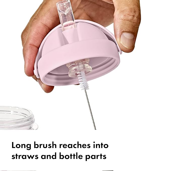 OXO Tot Cleaning Set for Straw & Sippy Cup - Pebble