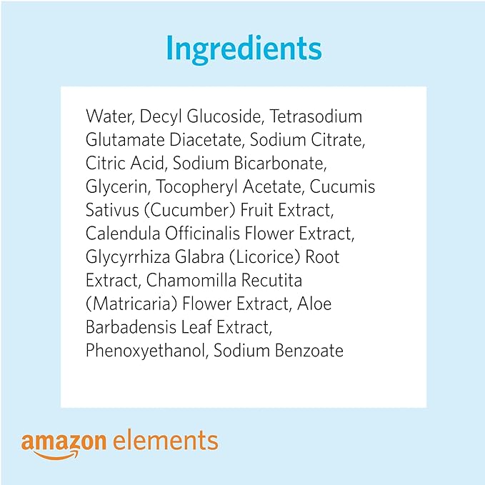 Amazon Elements Baby Wipes, Unscented, Alcohol-Free, With Aloe and Vitamin E, 810 Count, Flip-Top Packs