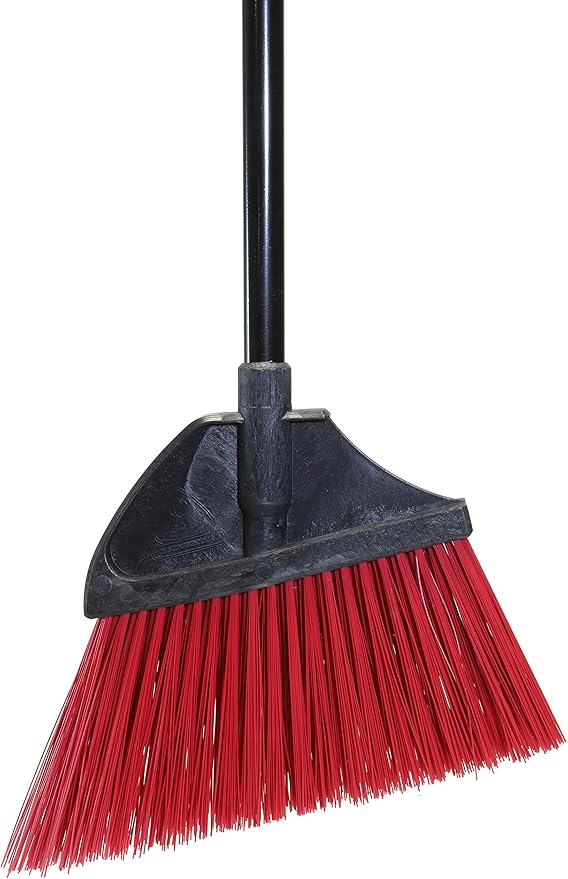 O-Cedar Commercial Maxi Plus Professional Angle Broom with Unflagged Bristles