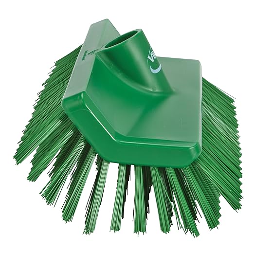 Vikan 70472 Brush,High-Low,Medium,10",PP/PBT,Green