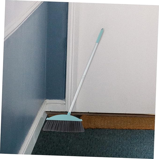 Heavy Duty Handle Broom for Indoor and Outdoor Cleaning Soft Bristles for Dust and Pet Hair Removal Floor Sweeper for Use
