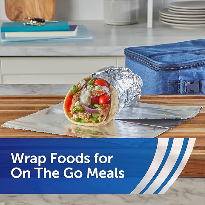 Reynolds Wrap Pre-Cut Pop-Up Aluminum Foil Sheets, 14 x 10.25 Inches, 50 Sheets (Pack of 5), 250 Total