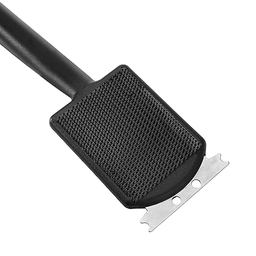 Kingsford Grillmate Grill Cleaner Scraper & Scrub Pad with 3 Pack Refill - Barbecue Grill Cleaning Brush No Bristles - Grate Scraper - Grilling Tools Tools for BBQ