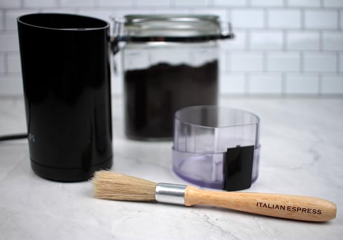 RSVP International Espresso Coffee Kitchen Cleaning Tool, Utility Brush, Stainless Steel
