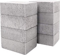 8 Pack Grill Brick & Griddle Stone Cleaning Block, Pumice Stone for Cleaning Oven, Stove, BBQ Grill, Commercial Grade Cleaner for Cookers, Frying Pans, Racks, Flat Tops