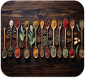Kitchen Spices Dish Drying Mat - Delicious Spices Art Absorbent Dish Drying Mat for Kitchen Counter, Coffee Maker Bar Mat for Countertops, Dish Rack Drainer Mat,16x17.5 In,JL-GZD