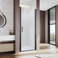 Glass Shower Door 31.5-33" W x 72" H, UCALAFEE Frameless Pivot Shower Door with 1/4" (6mm) SGCC Clear Tempered Glass, Waterproof Seal, Easy Clean & Anti-Fog Coating, Reversible Design, Matte Black