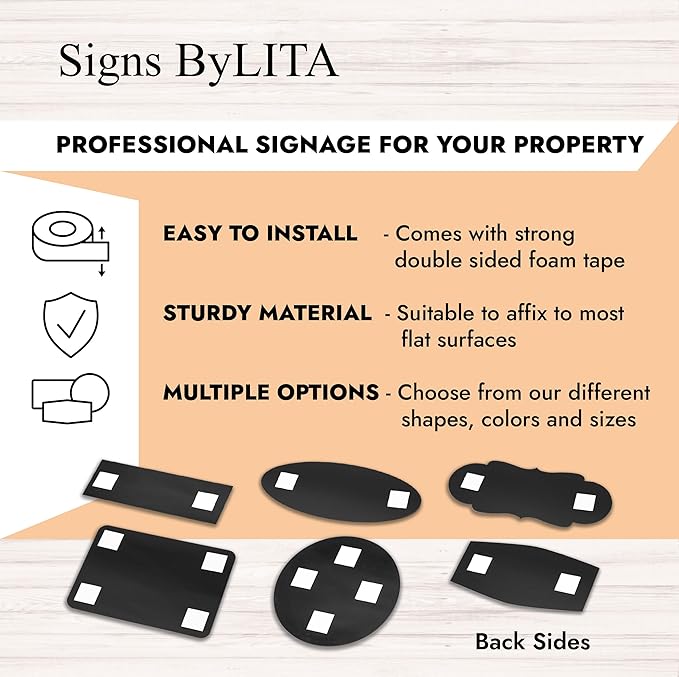 Signs ByLITA Classic Framed Cleaning Supplies Sign (Black) - Large