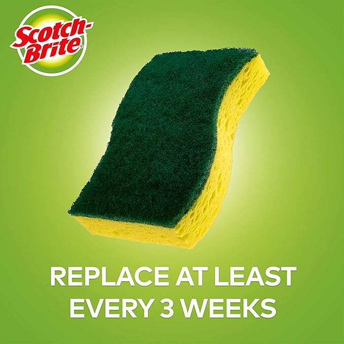 3M Heavy-Duty Kitchen Scrub Sponge, No Size