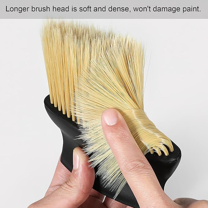 2 Pack Car Air Outlet Cleaning Brush Auto Interior Detailing Dust Brush Soft Bristles Detailing Dust Sweeping Tools for Dashboard Air Conditioner Vents (A Type)