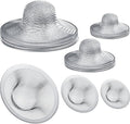 12 Pieces Stainless Steel Sink Strainer Drain Strainer with 4.5/2.75/2.25 Inch for Sink Drainage Kitchen Bathroom Bathtub Drain Screen