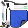 XANGNIER 6 Pcs Waffle Makers Clean Brush Kit for Belgian/Classic/Flip/Mini and All Iron Models - Non-Scratch Grid Brush emove Sticky Batter/Burnt Residue - Deep Clean Tool for Waffle Makers