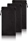 TRIUMPH VISION Soft Eyeglass Pouch 3 Pack - Pouch for glasses Microfiber Screen Cleaning Bag