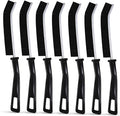 7Pcs Crevice Cleaning Brush, Gap Brush for Cleaning Hard Bristle Cleaning Tools for Baseboard Mesh Screen Sliding Door Track, Bathroom, Shower, Window, Household Use Scrub Brushes for Deep Cleaning