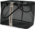 Bath Storage Shower Caddy Organizer for Bathroom, College Dorm, Camp, Gym (Small Black)