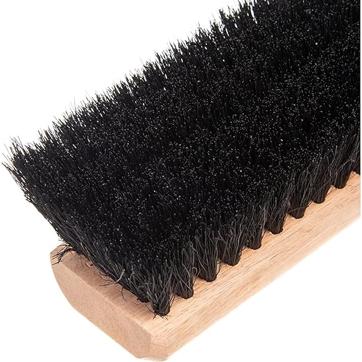 SPARTA Flo-Pac Tampico Floor Sweep, Floor Brush for Cleaning, 36 Inches, Black, (Pack of 6)