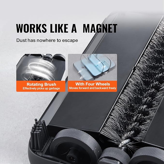Happybuy Blue Manual Carpet Sweeper: A Compact Cleaning Powerhouse. Boasting a 300 - ml dustbin and a 6.7 - inch Cleaning Width, This Sweeper is Your go - to Solution for Keeping Home