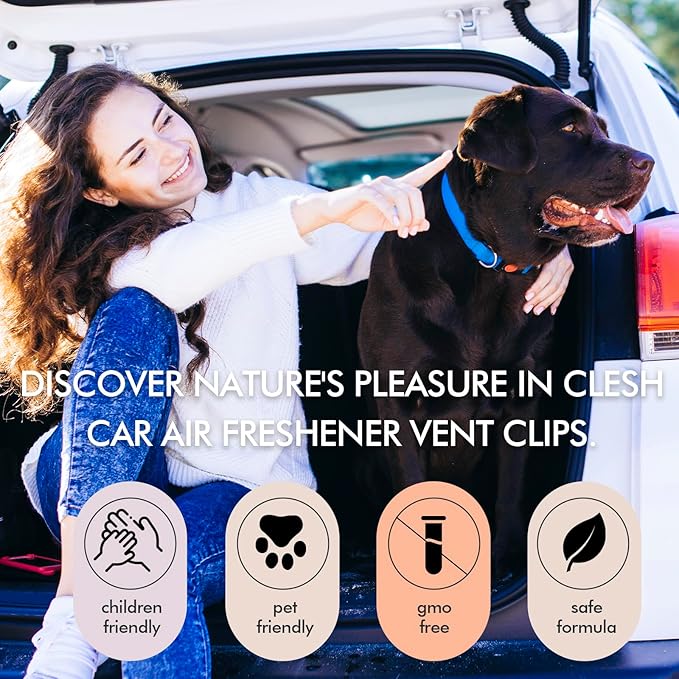 Car Air Fresheners, Hawaiian, 6-Pack, 4ml Each, Odor Eliminator